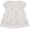 Pretty Poppies Short Sleeve Dress, Ivory - Dresses - 1 - thumbnail