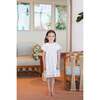 Pretty Poppies Short Sleeve Dress, Ivory - Dresses - 2