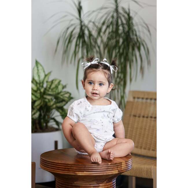 Pretty Poppies Romper, Ivory - Rompers - 2