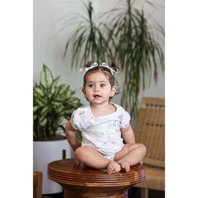 Pretty Poppies Romper, Ivory - Rompers - 3