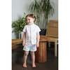 Pretty Poppies Boys Shirt, Ivory - Cardigans - 2
