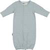 Elegant Leaves Sleep Sack, Baby Blue - Nightgowns - 1 - thumbnail