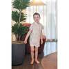 Pretty Poppies Boys Shirt, Ivory - Cardigans - 4