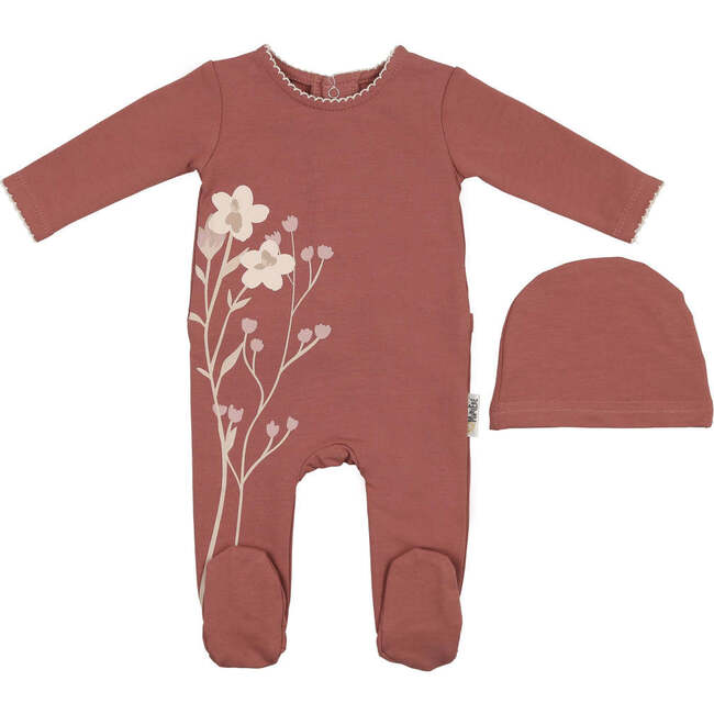 Blooming Bouquet Footie, Rust