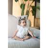 Delicate Floral Girls 2Pc Set, Ivory - Two Pieces - 2