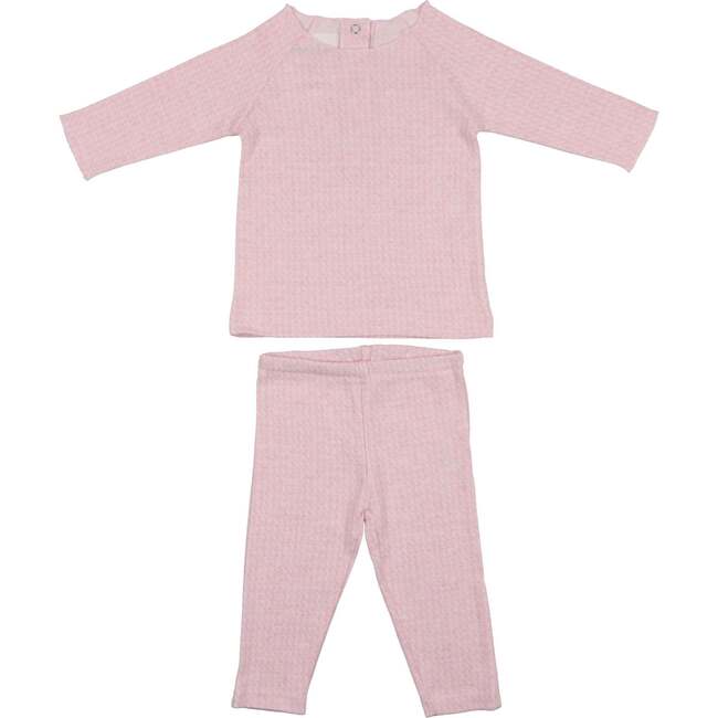 Wave Stripe 2-Piece Top & Pant Set, Blossom