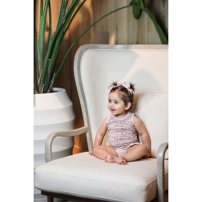 Elegant Floral Bloomer Set, Mauve - Bloomers - 3