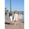 Delicate Floral Overalls, Ivory - Overalls - 3