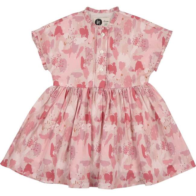 Artistry Poplin Short Sleeve Dress, Mauve