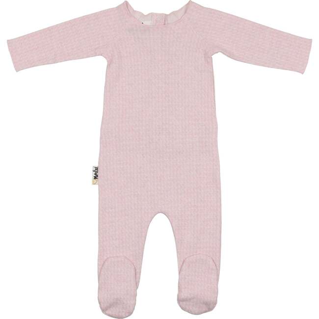 Wave Stripe Footie, Blossom