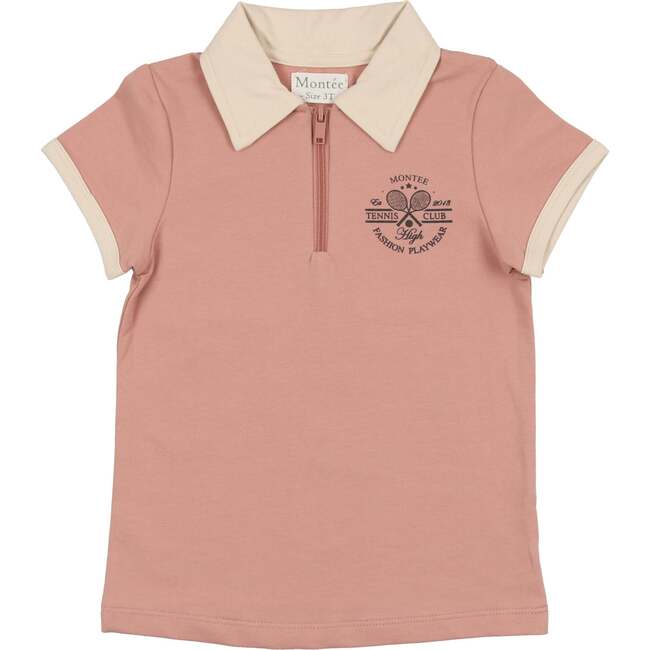 Tennis Club Unisex Short Sleeve Shirt, Mauve