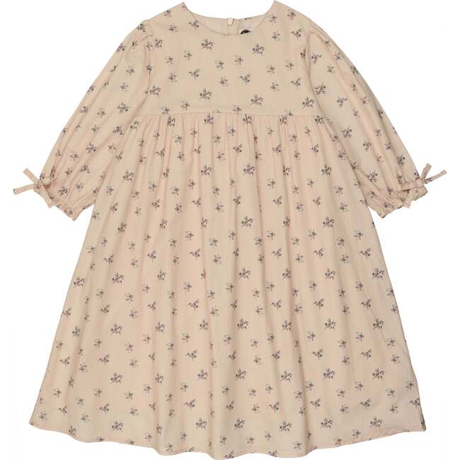 Rose Dot 3-Quarter Sleeve Dress, Pink Sand