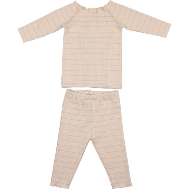 Raglan Sleeve Loungewear Set, Sand