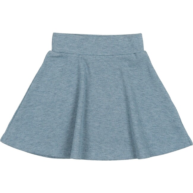 Soft Ribbed A-Line Short Skirt, Rose - Skirts - 3