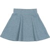 Soft Ribbed A-Line Short Skirt, Rose - Skirts - 3