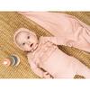 Ruffle Ruched Footie, Rose - Footie Pajamas - 2