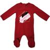 Paint Splatter Footie, Red - Footie Pajamas - 1 - thumbnail