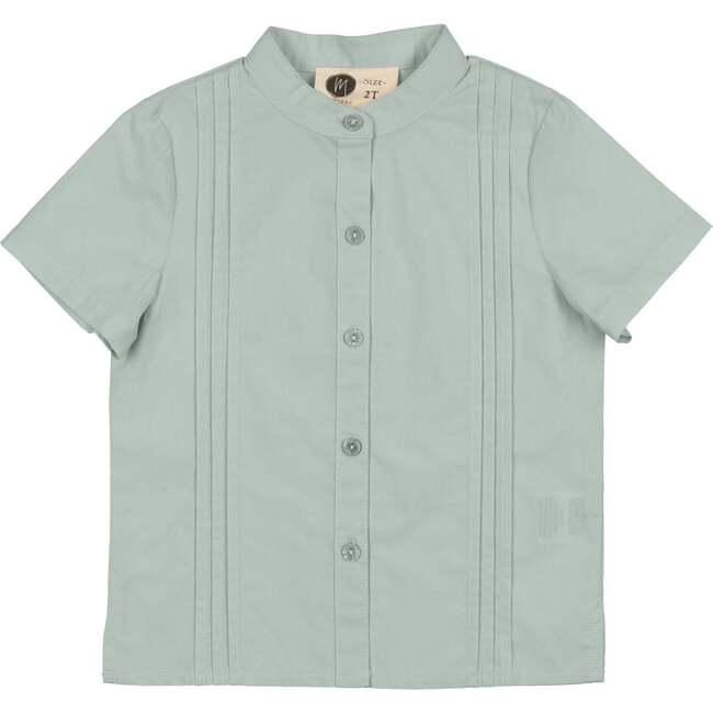 Pleats-N-Tiers Boys Shirt, Cream - Shirts - 3