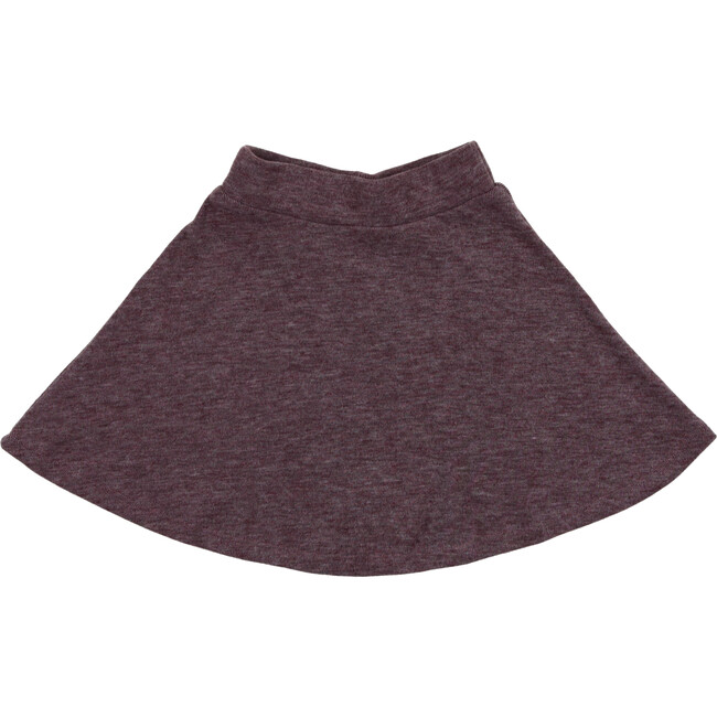 Montee A-Line Short Skirt, Burgundy