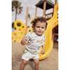 Coloring Book Print Tee & Short Set, White - Mixed Apparel Set - 3