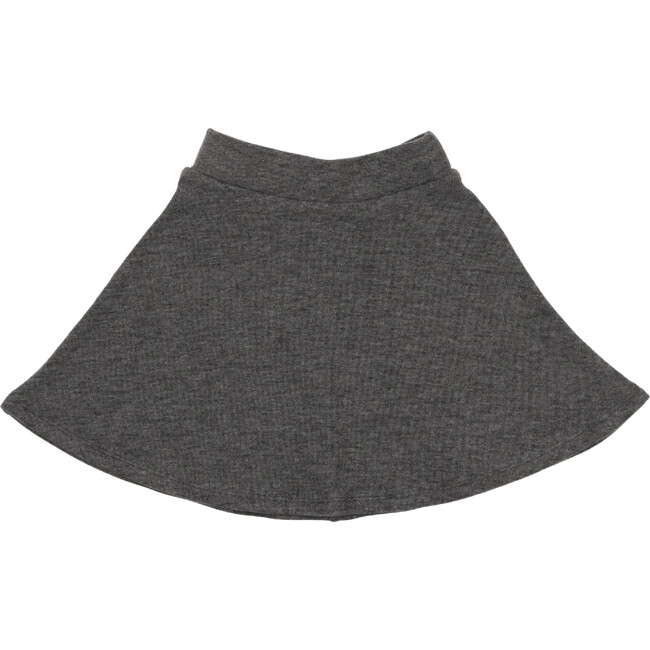 A-Line Short Skirt, Heather Charcoal