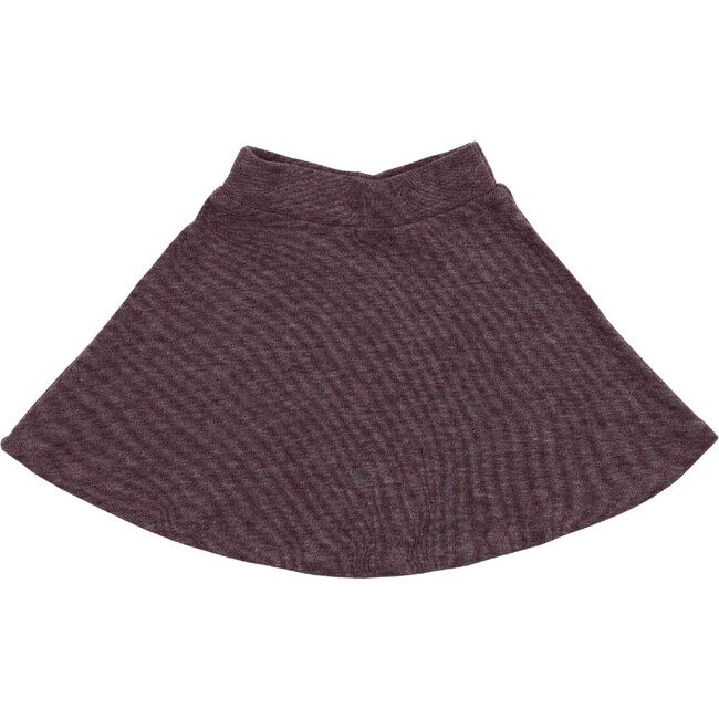 A-Line Short Skirt, Burgundy