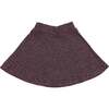 A-Line Short Skirt, Beige - Skirts - 1 - thumbnail