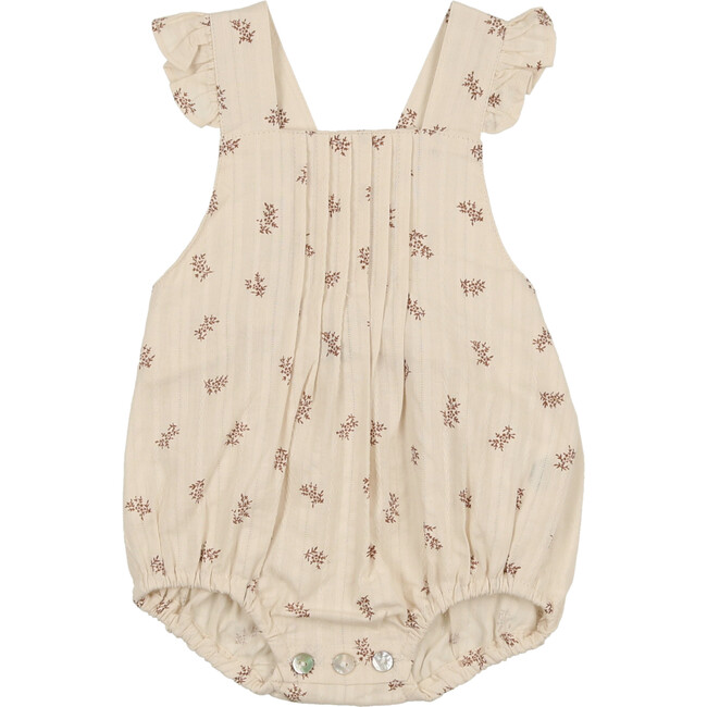 Pin Tuck Romper, Rust