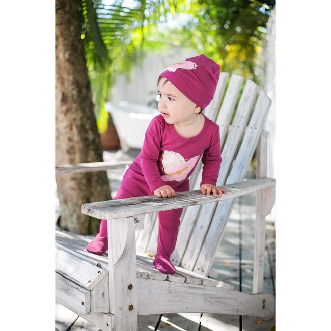 Boys Paint Splatter Footie, White