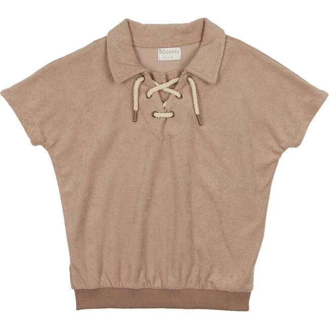 Beach Terry Unisex Short Sleeve Shirt, Sand