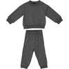 Baby & Toddler Acorn Print Loungewear Set, Grey - Mixed Apparel Set - 1 - thumbnail
