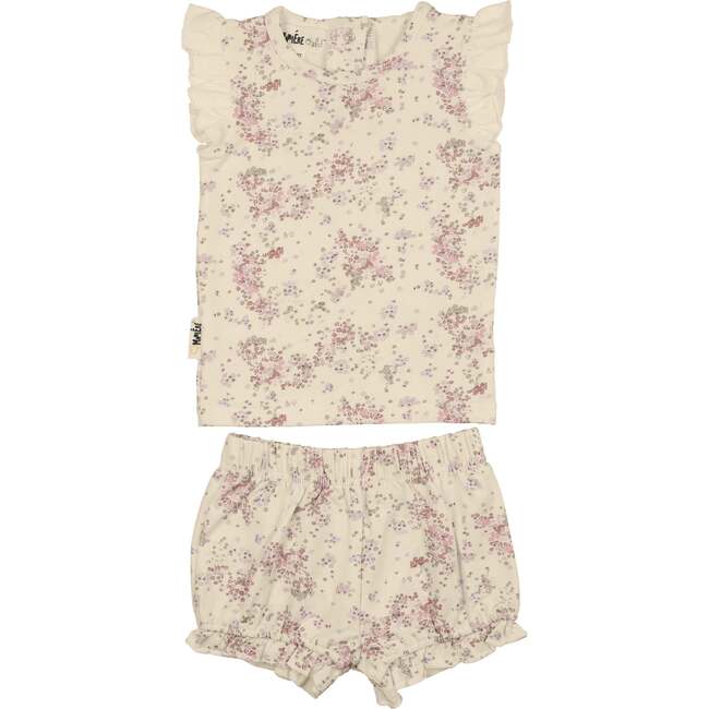 Baby Blooming 2-Piece Bloomer Set, Sand