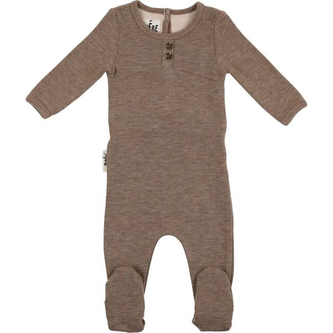 Asymetrical Footie, Beige