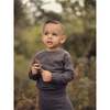 Baby & Toddler Acorn Print Loungewear Set, Grey - Mixed Apparel Set - 4 - thumbnail