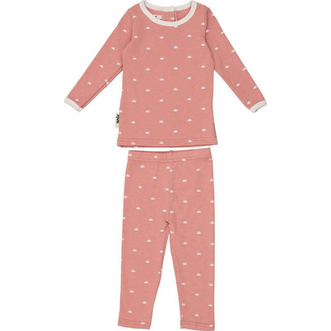 Sun Print Two-Piece Set, Mauve
