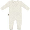 Leaves & Branches Footie, White - Footie Pajamas - 1 - thumbnail