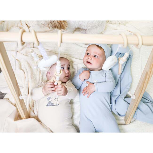 Little Wish Long Sleeve Footie, Beige