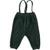 Corduroy Essentials Shoulder Strap Pant Overalls, Teal - Rompers - 1 - thumbnail