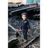 Boys Super Bubble Sweatshirt & Sweatpant2-Piece Set, Black - Mixed Apparel Set - 2