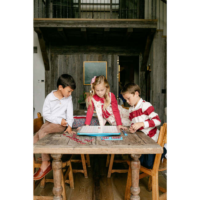 Reid Long Sleeve Polo, Rugby Stripe - T-Shirts - 2