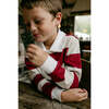 Reid Long Sleeve Polo, Rugby Stripe - T-Shirts - 3