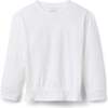 Penelope Crew Sweatshirt, Off White - Sweatshirts - 1 - thumbnail