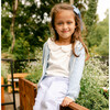 Laurel Long Sleeve Knit Tee, Off White - T-Shirts - 1 - thumbnail
