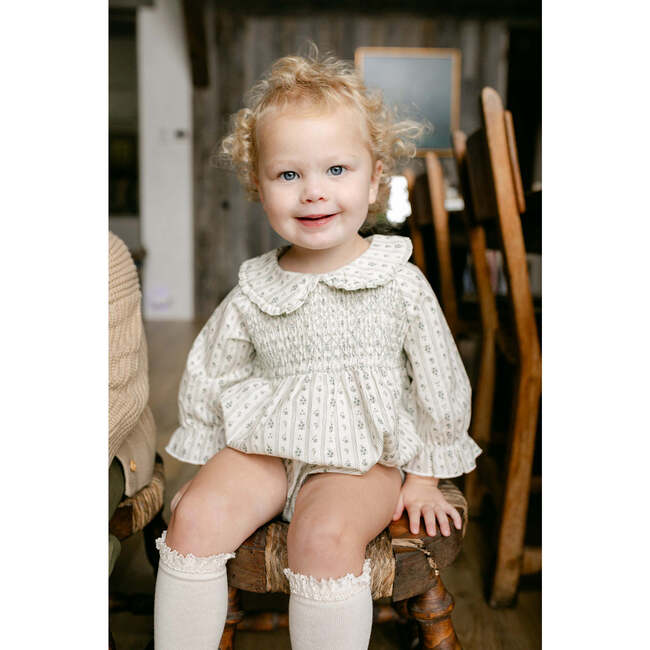 Gabrielle Smocked Bubble, Country Floral