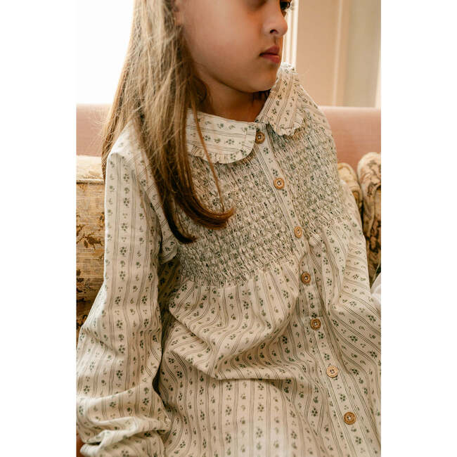Elodie Smocked Dress, Country Floral - Dresses - 3