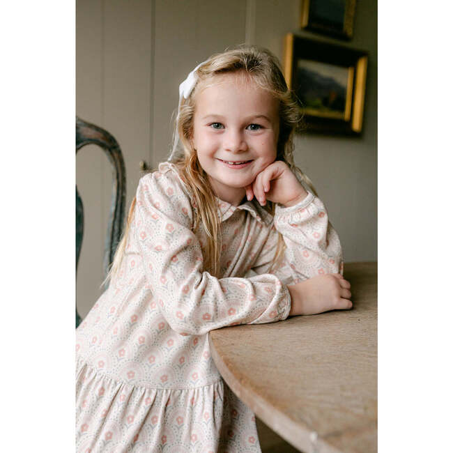 Ayla Long Sleeve Dress, Retro Floral