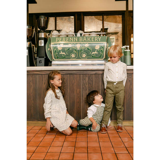 Anderson Overall, Green Gingham - Overalls - 4