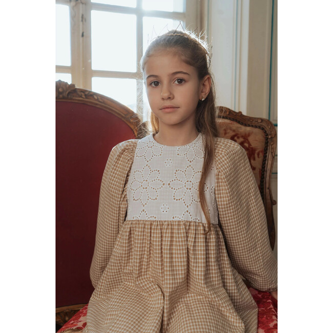 Girl's Dress Romance, Beige - Dresses - 2
