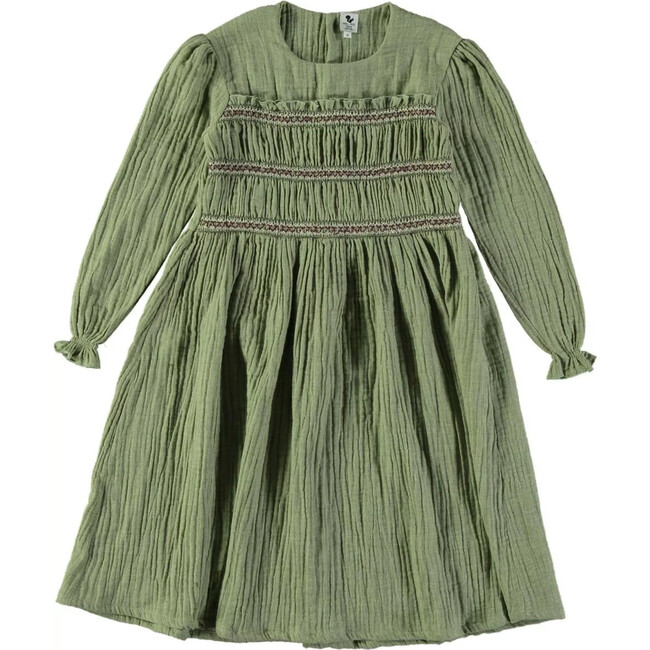 Girl's Dress Reina, Green