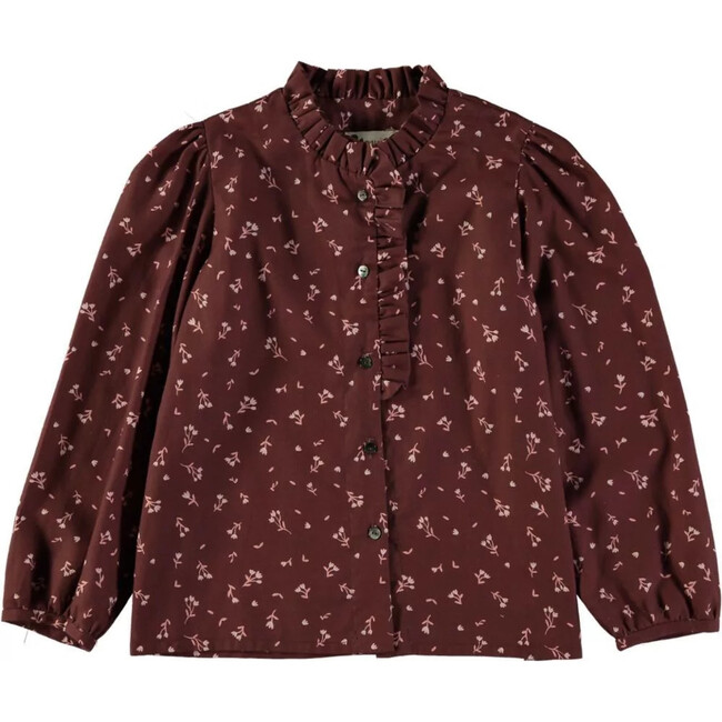 Girl's Blouse Flavia, Flowers